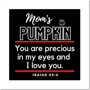 Mommy's Pumpkin Inspirational Lifequote Christian Motivation Posters and Art